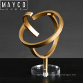 Mayco Modern Abstract Handmade Welded Metal Sculpture Interior Decoration